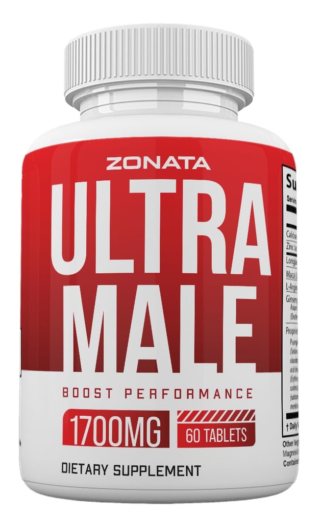 Ultra mužské pilulky, Power Ultra mužský dodatek Advanced Formule, 60 Počet