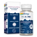 SOLARAY Ashwagandha Kapsle 18X Absorpce - Ashwagandha Root and Leaf Extract 240 mg - Přídavek na podporu stresu a nálady - Vegan, 60denní záruka - 30 Služeb, 30 VegCaps
