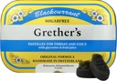 GREATHER 'S bezcukrový černý rybíz pastilky - Přírodní Sucho Ústa Relief - Soothing hrdlo & Zdravý hlas - Dárek pro zpěváky - 3.75 oz. 1 Pack