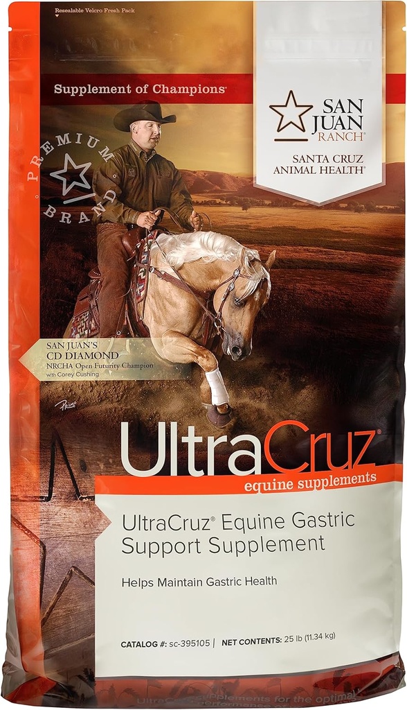 UltraCruz ® Equine Gastric Support Dodatek pro koně, 25 liber