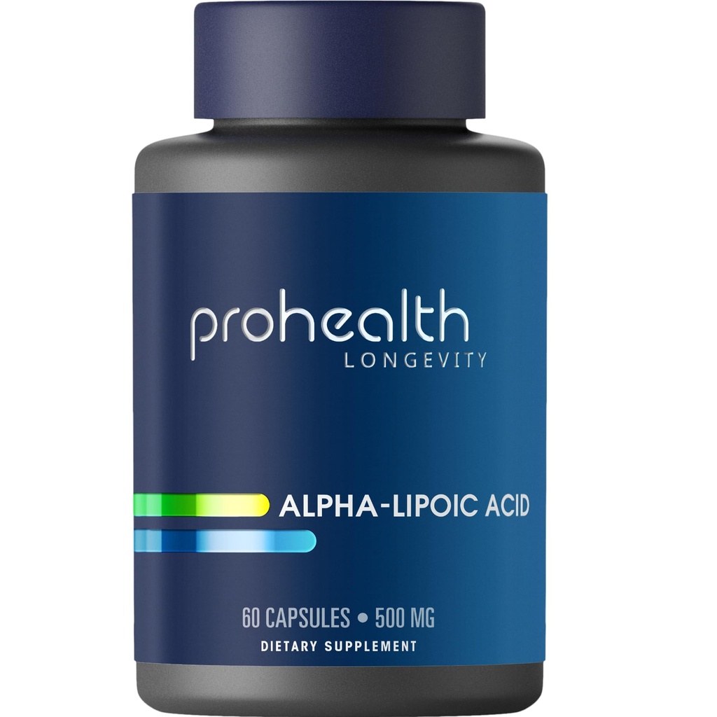 ProHealth alfa kyselina lipoová vysoká účinnost 1000mg podporuje metabolismus, mladší vzhled kůže, a buněčné energie. Boj Únava a Mozková mlha chrání srdce, mozek a zdraví jater. 30 Služeb.