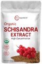 Organic Schisandra Extract Powder, 8 Ounce, Tradiční Adaptogen a Filler Free, Pure Schisandra dodatek, podporuje jaterní detox a kognitivní zdraví, Žádné GMO