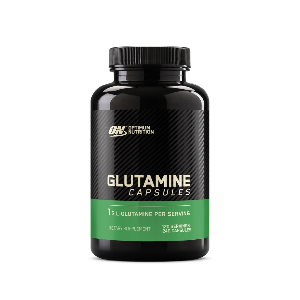 Optimum Nutrition L- glutamin Muscle Recovery Kapsle, 1000mg, 240 Počet (Balení květen Vary)