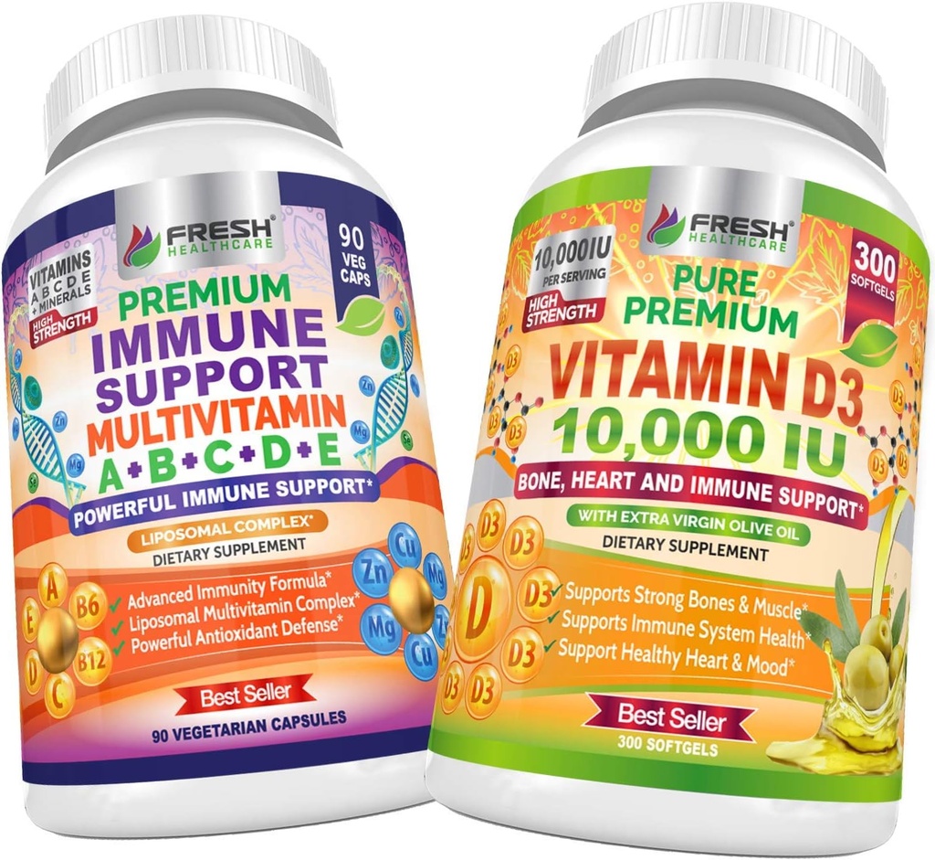 Mléčný vitamin a vitamin D3 - Bundle