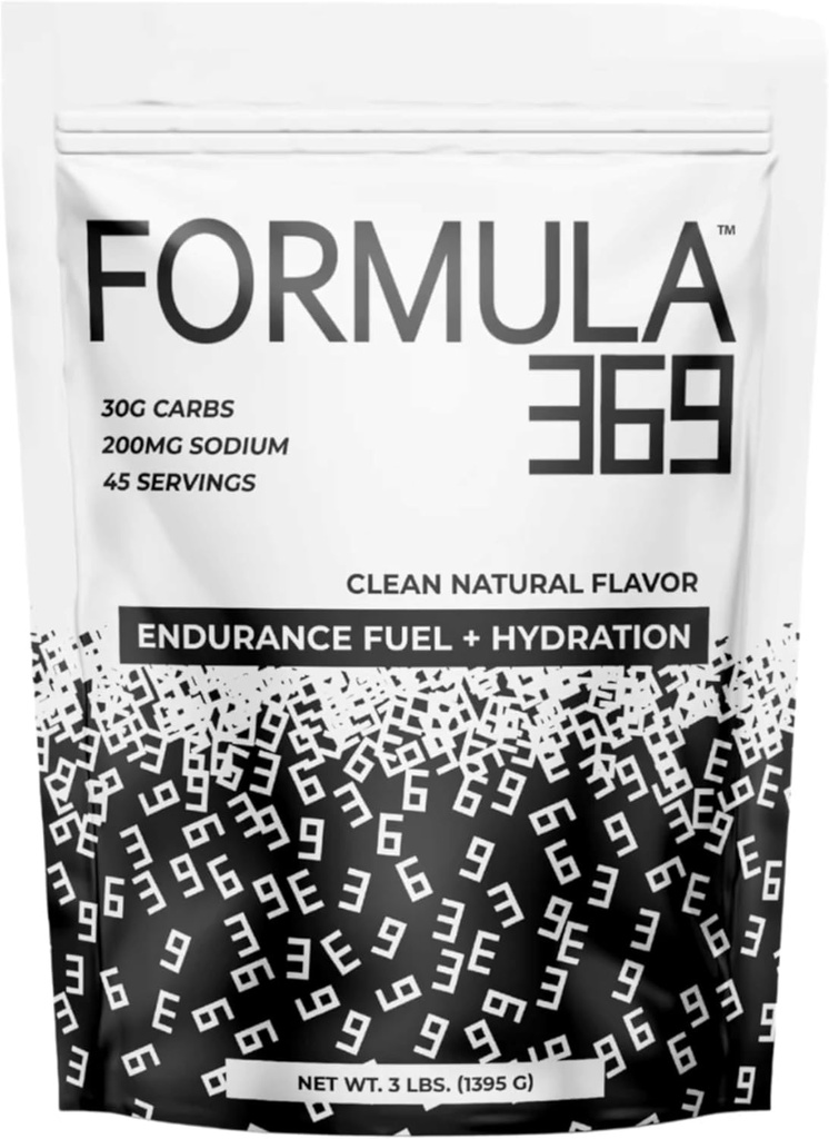Vzorec 369 Endurance & Energy Drink Mix - 30g Karbs + Electrolytes IR 124; Dual Carb Powder for Sportes IR 124; Vegan IR 124; (3 LB, bez příchutí)