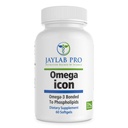 Omega Icon Antarktida Superba Zvýšení kril olej doplněk - fosfolipid vázaný Omega-3 doplňky, Astaxanthin, Podporuje srdeční zdraví, 1000mg- 100% Tracable z moře do skladování