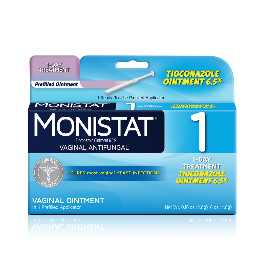RepHresh Vaginal Gel 4ct (0, 07oz) a Monistat 1 den Yeast Infekce Léčba žen s 1 Tiokonazol Ointment aplikátor
