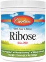Carlson - Ribose, 100% Čistá D- Ribose, Non- GMO, Energy Production, Muscle Recovery & Atletic Performance, 17.6 oz (500 g)