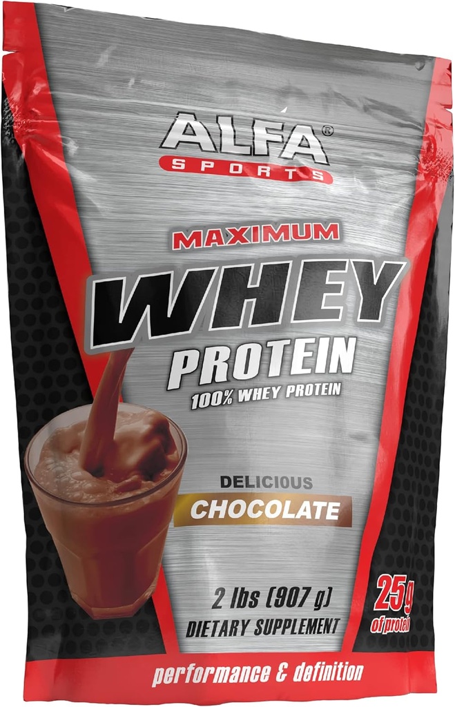 Maximun syrovátkové čokoládové aroma 2 Lbs 50 G proteinu