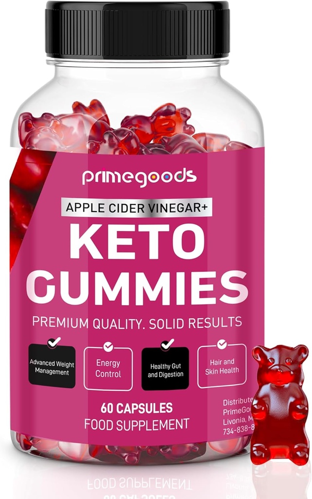Keto ACV Gummies Advanced Weight Loss Diffica- Apple Cider Ocet gummies -1000mg avc with Vitamins B12 & B6- Weight Loss Gummies for Women and Men- Energy- Digestion- Natural- Pomegranite- Beetroot