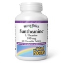 Přírodní faktory Suntheanine L-Theanine 100 mg - Zdravotní dodatek pro klidový vzhled - L-Theanine dodatek podporuje relaxační spánek & AIDS proti utonutí - 60 Žvýkací tablety (30 Služeb)