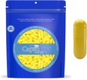 Barevná velikost 0 Prázdná želatina Kapsle podle Capsuline - žlutá / žlutá 10000 Počet 124; Kosher & Halal Certified Capsulatin 124; Gluten zdarma