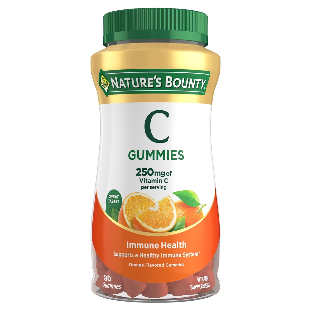 Nature 's Bounty Vitamin C, Orange, 80 Počet