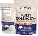 Kolagen Multi kolagen Prášek pro ženy w / Typy I, II, III, V & X - Keto Friendly, Hydrolyzované kolagen Peptidy Powder Blend w / Biotin & Vitamin C, 41 Služební
