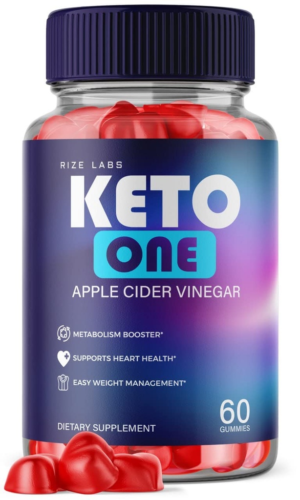 rize laboratoře - Keto Jeden ACV gumy pro hubnutí - Apple Cider ocet - Advanced Energy Formule Dodatek k Burn Belly Fat (60 Gumy)