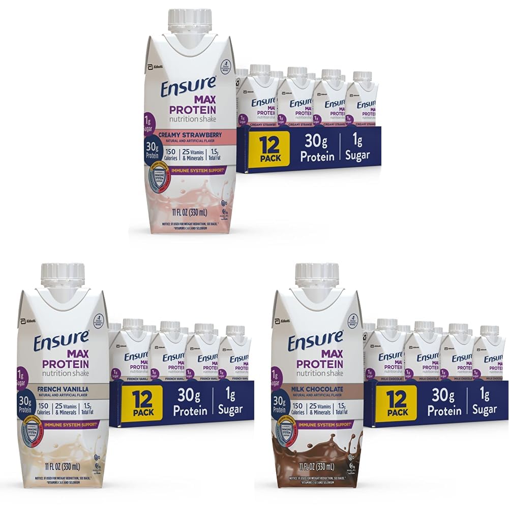 Zajistit Max Protein Nutrition Shake, 11 fl oz, 12 Count & Max Protein Nutrition Shake, 11 fl oz (Pack of 12) & Max Protein Nutrition Shake s 30g proteinu, 1g cukru, 11 Fl Oz (Pack of 12)