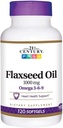 ikj Flaxseed Oil Omega 3-6-9 Dietní doplněk Softgels 1000mg 120 ct