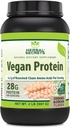 Bylinné tajemství Vegan Protein 124; Cookies & Cream Flavor 124; 28 Grams Protein 124; 23 Služeb 124; 6.2 Gramy doplněk BCAA 124; Made in USA