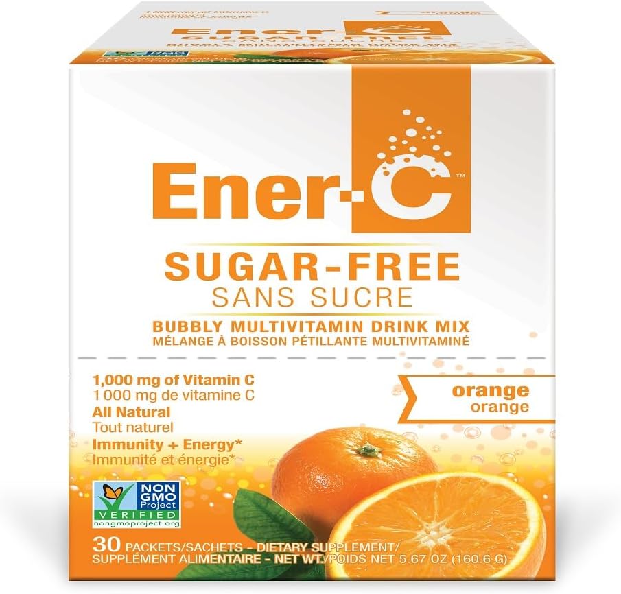 Ener- Life Orange Sugar Free Vitamin C Drink Mix 30 Count, .2 Oz