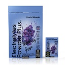 PowderVitamin Electrolytes Powder Plus, Keto, Borůvkový Grape, Nulový cukr, 1000mg draslík, 120mg vápníku, 120mg hořčíku, Non- GMO, Nulové kalorie, 30 Hydratační balíčky