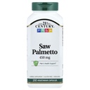 21. Století Saw Palmetto, 450 mg, 200 Vegetariánských tobolek