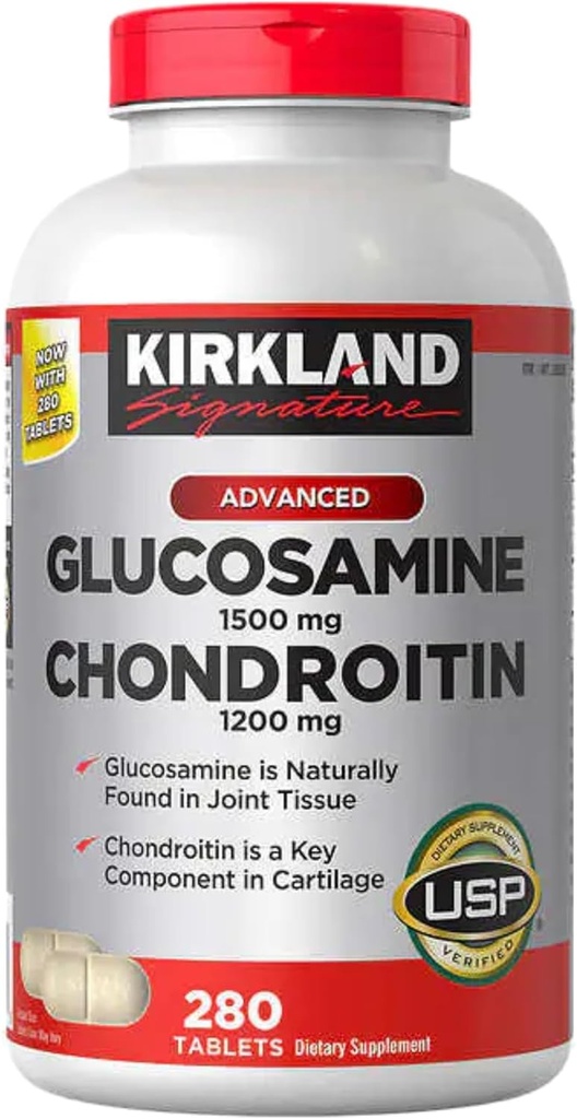 Podpis Kirkland Glucosamine & Chondroitin, 280 tablet