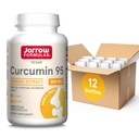 Jarrow Dictivas Curcumin 95 500 mg, Kurkumin Kurkumin Extrakt pro antioxidační podporu, Kostní a Joint Support Dietní dodatek, 120 Veggie Kapsle, Až 120 Služeb, Balení 12