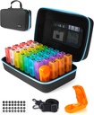 Měsíční Pill Organizátor 3 krát denně s Pill Cutter, 30 dní Pill Organizátor Měsíční, Měsíční Medicine Box Holder Organizátor s 31 Denní kompartmenty, Hard Shell Cestovní pouzdro & Odstraněné ramenní stébla