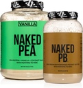 NAKED Dairy Free Protein Bundle: 5LB Vanilla Pea a 2LB PB
