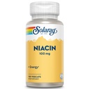 SOLARAY Niacin 100 mg, vitamin B3 CLAS124; Kožní zdraví, nervový systém a podpora cirkulace CLAS124; 100ct