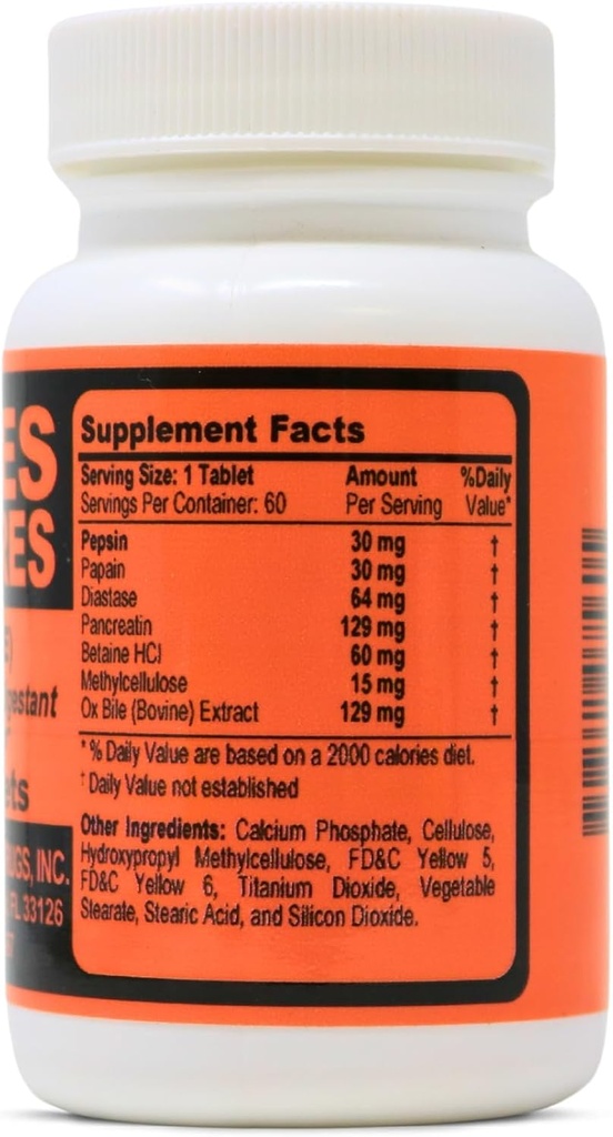 (OX Bile) s Enzymatic Digestan 60 Tablety.