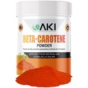 AKI Beta karoten 10% prášek (1.5oz / 42.52g) Vysoce koncentrované aromatické množství vitaminu A, May pomáhá podporovat funkce těla, kůže, imunitní systém a oko - GMO zdarma & Vegan Friendly