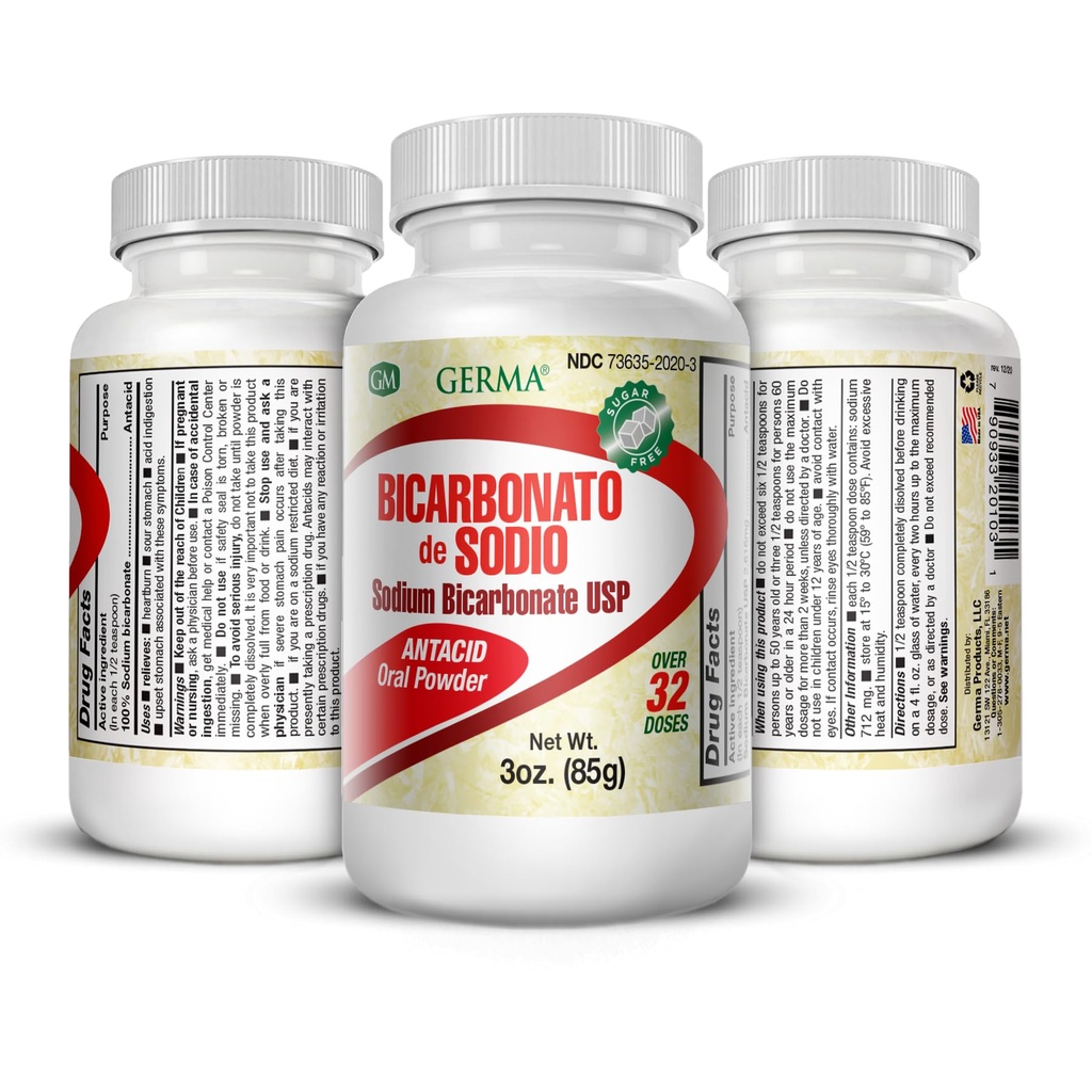 Bikarbonát sodný USP 3oz prášek Bikarbonato de Soda 3- PACK