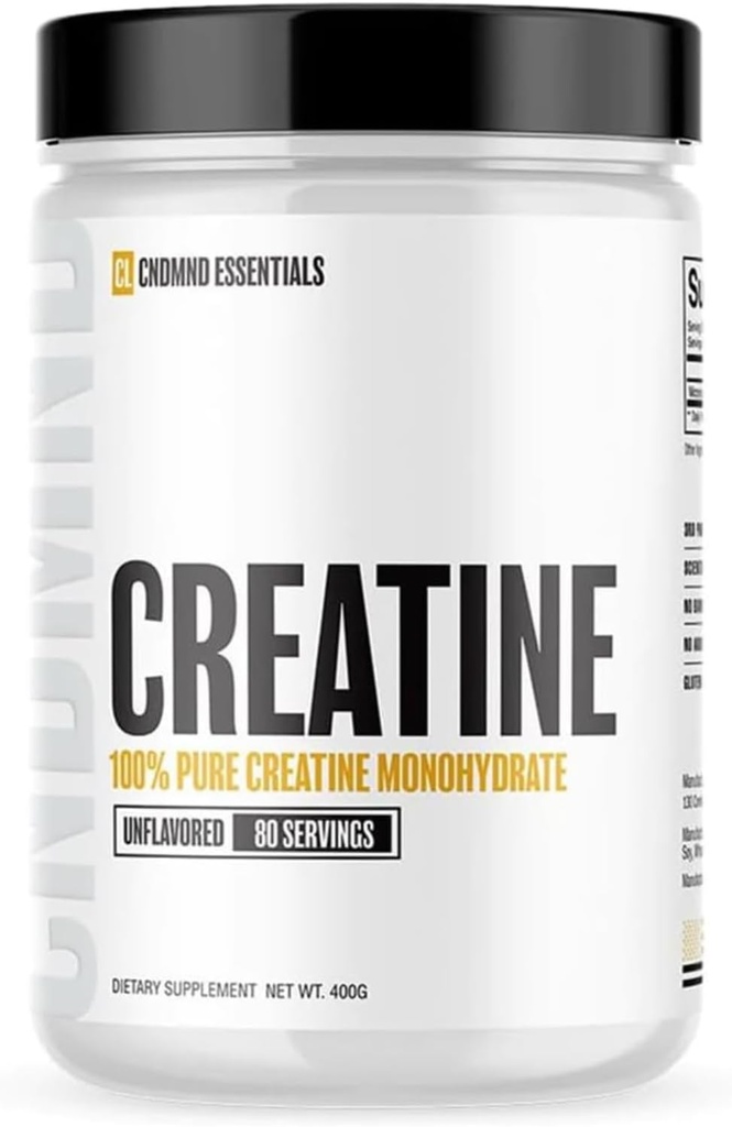 Dedemned Labz 100% Čistá tvorba Monohydrát 124; Mikronizovaná pro rychlou absorpci 124; Síla, Vytrvalost, Zotavení 124; No Fillers or Additives S124; Keto 124; 80 Servings (Neochucené)