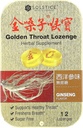 Solstice Medicine Company Golden Throat Lozenge, ženšen, 12 Lozenges