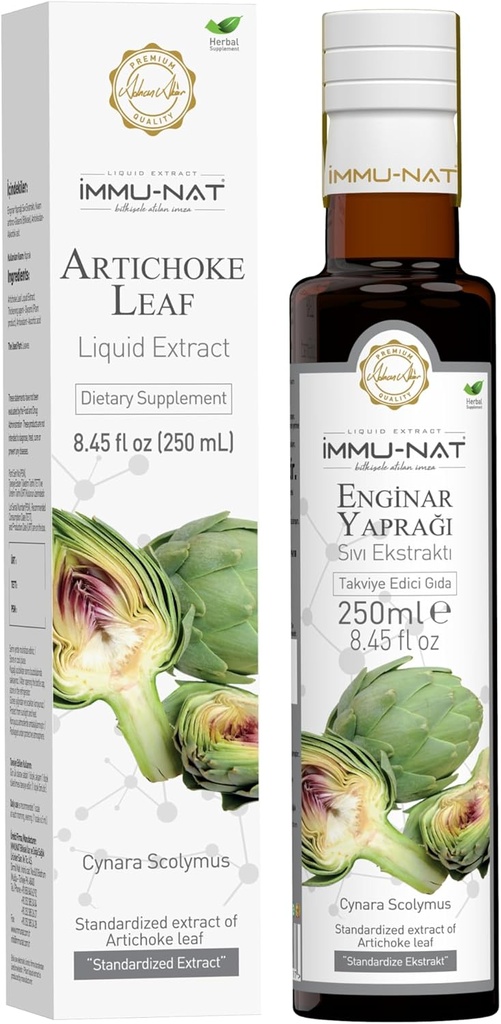 Artyčoky Leaf Premium Liquid Supplement - 8.5oz - Přírodní podpora jater a stravitelná pomoc Formule