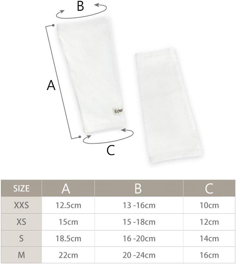 Zinc- Infuzní Elbow Sleeves bandáž pro děti s Eczemou - Terapie mokré vložky (XSmall)