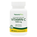 NaturesPlus Setrvalá verze 1000 mg vitaminu C - 60 Tablet - S Rose Hips - Vegetariánské, gluten zdarma - 60 Služeb