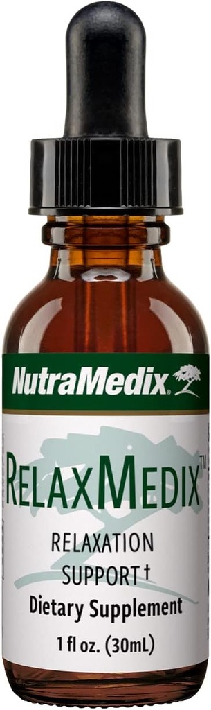 NutraMedix RelaxMedix Kapky - Relaxační a Relaxační Supplement s drápem Samento Cat a kořen Valerian Extract - Tinktura pro odvíjení a podporu imunitního systému (1oz / 30ml)