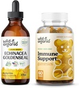 Wild & Organic Echinacea Goldenseal Tincture 4 fl oz & Imunitation Support Gummies