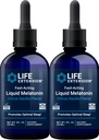Life Extension Fast- acting Liquid Melatonin (Citrus- Vanilla), 2 Fluid Ounces (Balení po 2)