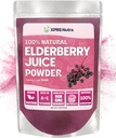 XPRS Nutra Elderberry Juice Powder - Elderberry Powder Organic Fruit Juice Mix - Powder Elderberry dodatek bohatý na vitamíny A a C (4 oz)