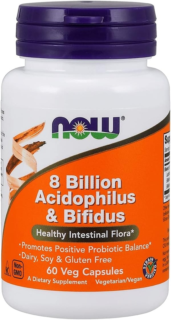 Foods Acidophilus & Bifidus 8 miliard VCaps, 60 ct