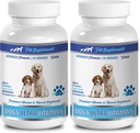 Kostní podpora pro štěňátka - Psi Ultra Vitamíny - CHEWABLE - Advanced Formule - Premium Minerály - Pes Vápník Kosti - 2 Lahvička (180 Žvýkačky)