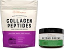 Kolagen Peptides & Beyond Zelených 124; Vlasy, kůže, hřebík, a společná podpora + imunitní boost, Detox, & Energie