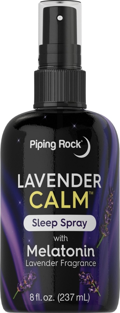 Piping Rock melatonin Spray pro dospělé 124; 8 fl oz dur 124; s melatonin a levandule pro polštář, pokoj & tělo 124; Noční klid Mist