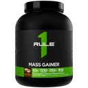 Pravidlo 1 Mass Gainer - Vysokokalorický váhový zisk Formule s 1,220 + kalorií, 250g + Complex Carb Blend, 40g All- Whey Protein Per Serving (8 Služeb, Čokoládové oříškové máslo)