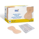 Dynarex Fabric Adhesive Bandages - Sterilní a flexibilní Fabric Bandages for Wounds - Non- Stick Pads - Individually-Wrapped First Aid Supplies - No Latex - 1-3 / 4x3 ", 1 box of 100