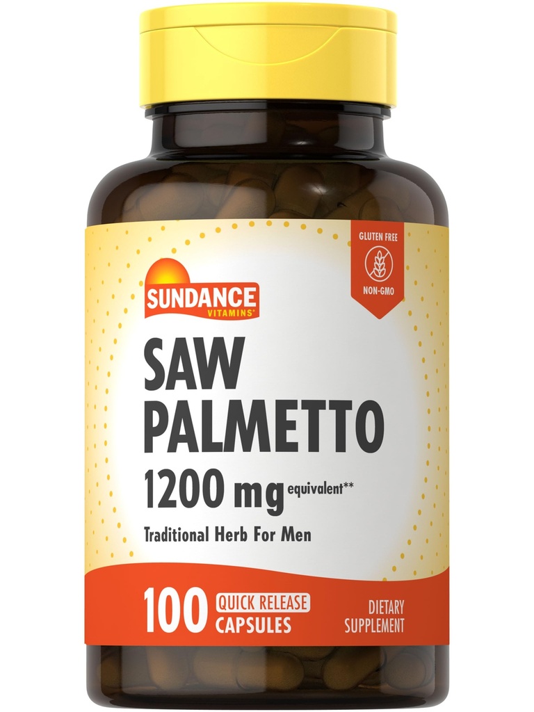 Sundance Saw Palmetto pro muže 124; 100 Rychlé uvolnění Kapsle 124; Non-GMO & gluten zdarma dodatek