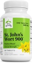 Terry Natural St John 's Wort 900- 60 tablet - Poskytuje plnou klinickou dávku - Non- GMO, Vegan, gluten zdarma - 60 Služeb